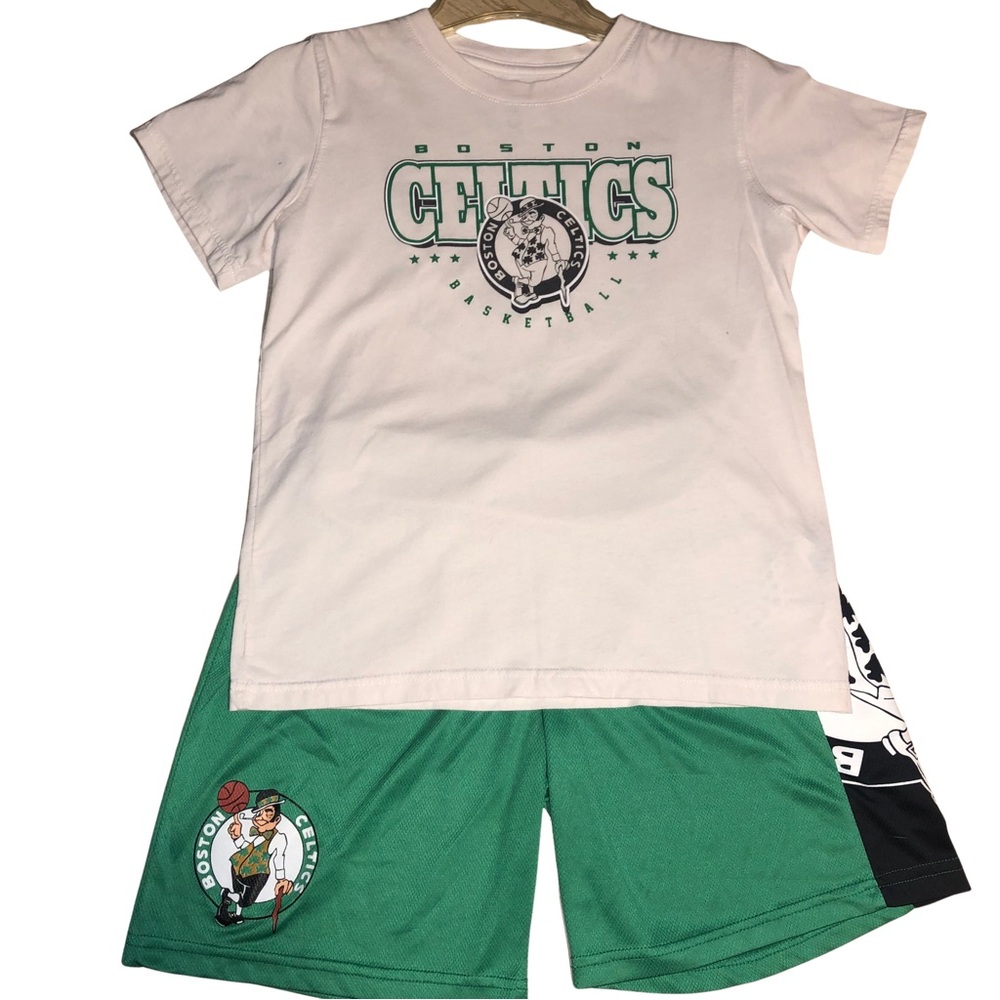 Celtics T-shirt and Shorts - Boys Size 14/16